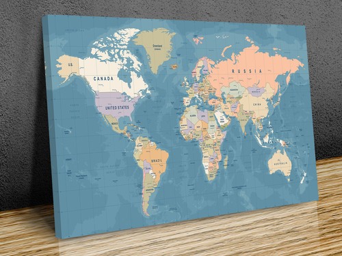World map high detailed - world,