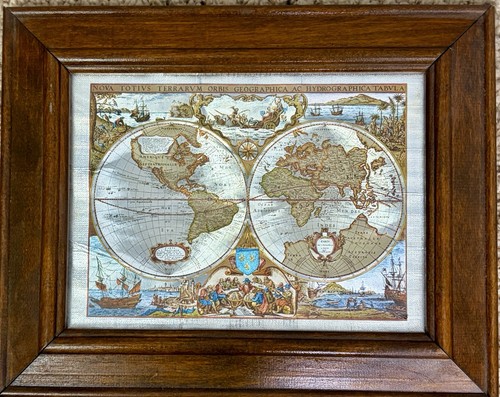 Vintage dufex world map - dufex, print