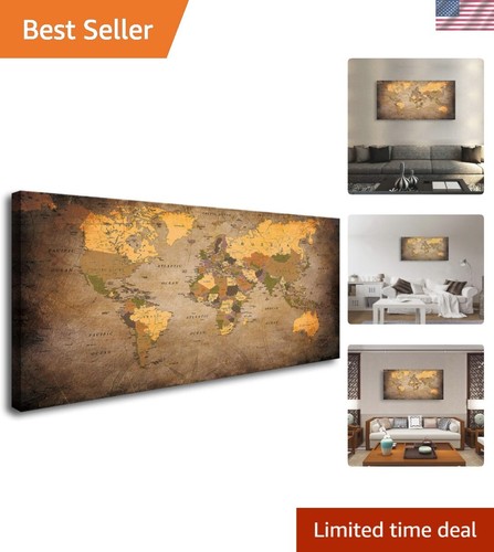 Abstract vintage world map - vintage,