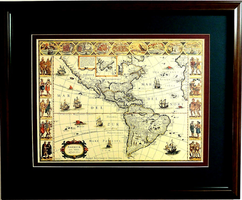 Old world map picture - world,